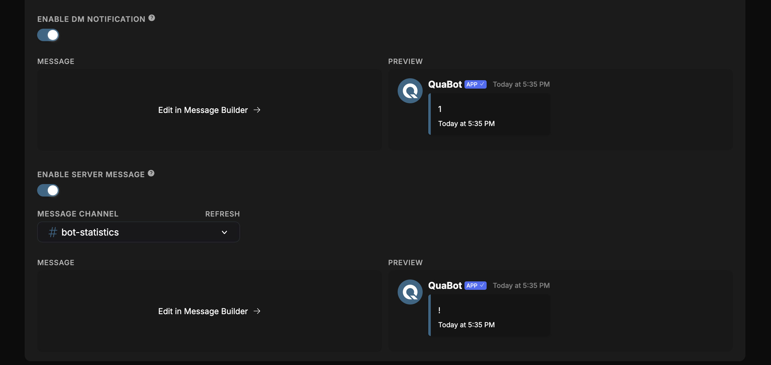 Timed Messages
