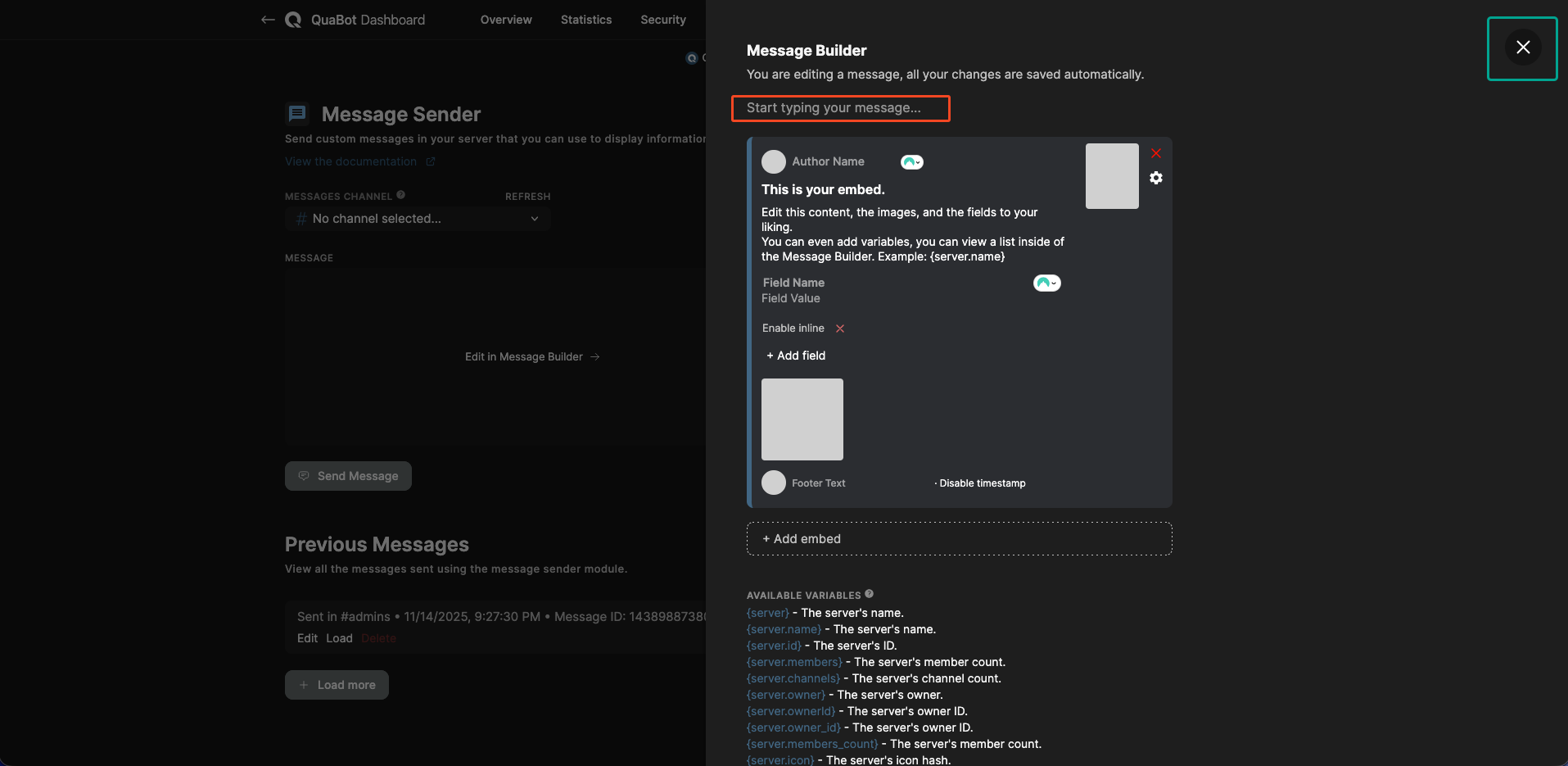 Popup Overview