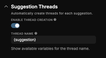 Threads