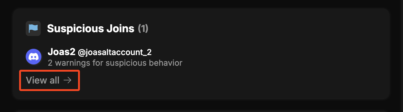Suspicious Joins Example
